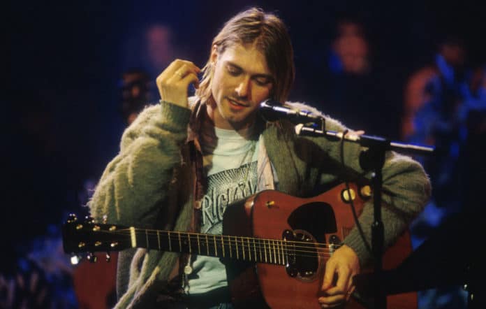 La guitarra de Kurt Cobain en MTV, en subasta